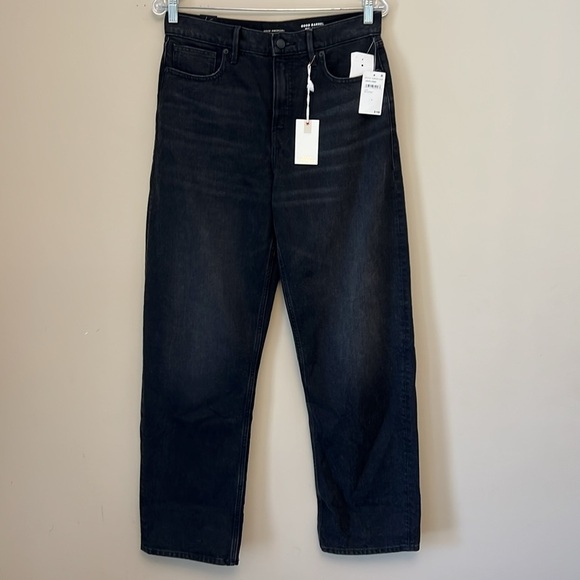 NWT Good American Good Barrel Jeans in Black size 4/27 - Picture 2 of 13
